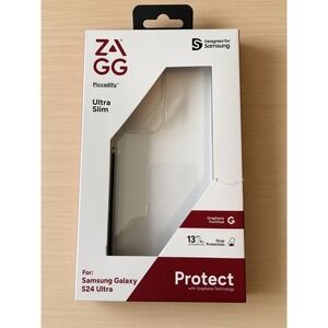 ZAGG Piccadilly Samsung Galaxy S24 Ultra Case Clear Graphene 13ft Protection